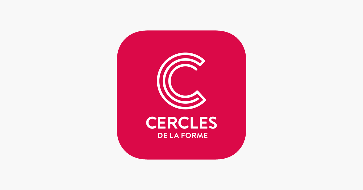 Les cercles de la forme-Paris Logo de "Cercles de la Stratégie" sur fond rose avec un "C" stylisé.